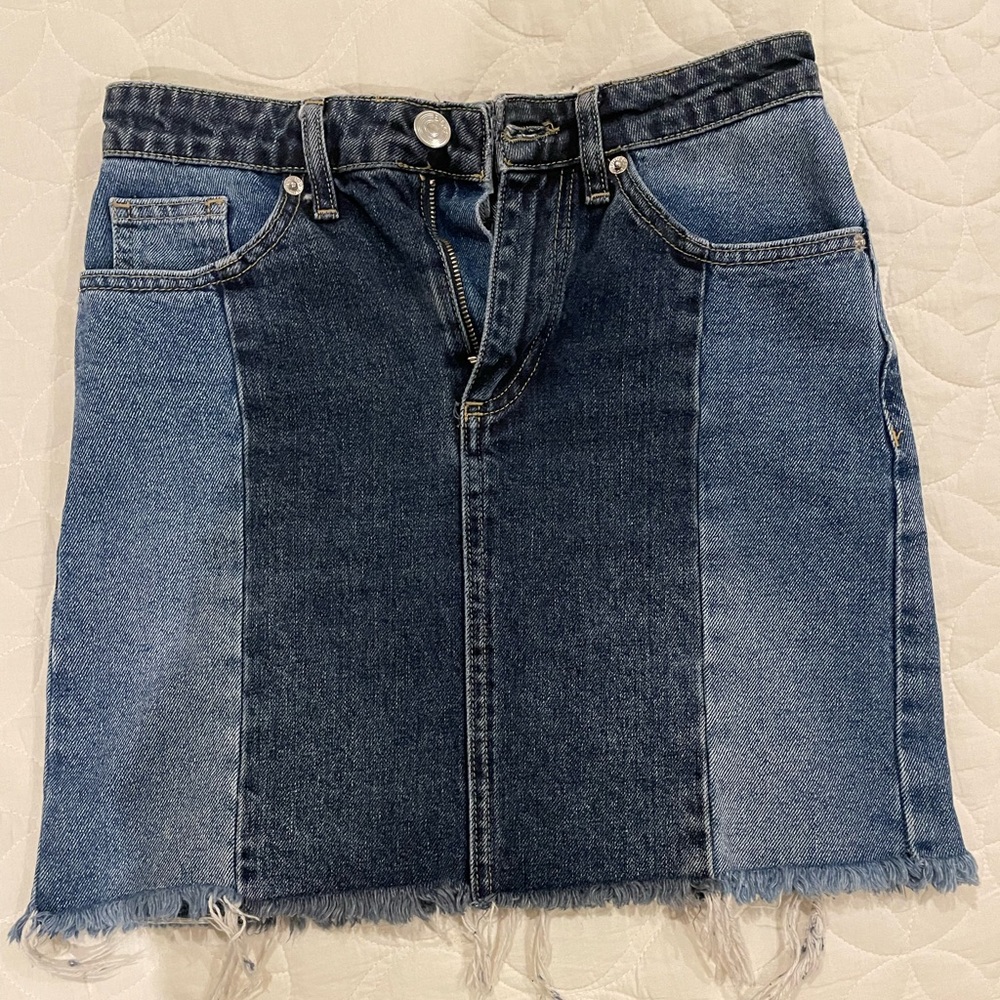BDG Two toned denim skirt, XS